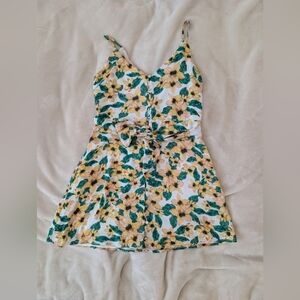 Cupcakes And Cashmere Sunflower Mini Dress